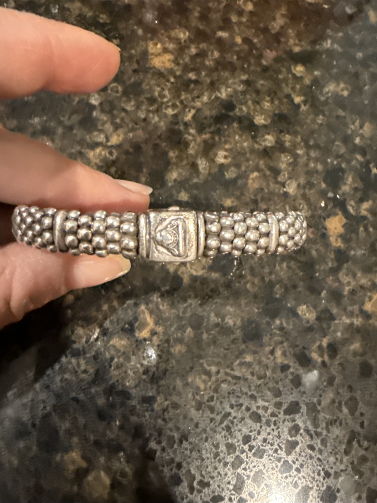 LAGOS Caviar Sterling Silver Station Bracelet