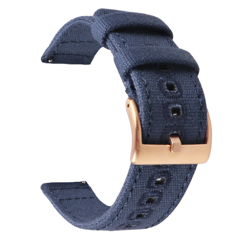 Retro Weave Nylon Fabric Strap 18 20mm 22mm Sport Watch Band Quick Release Pins