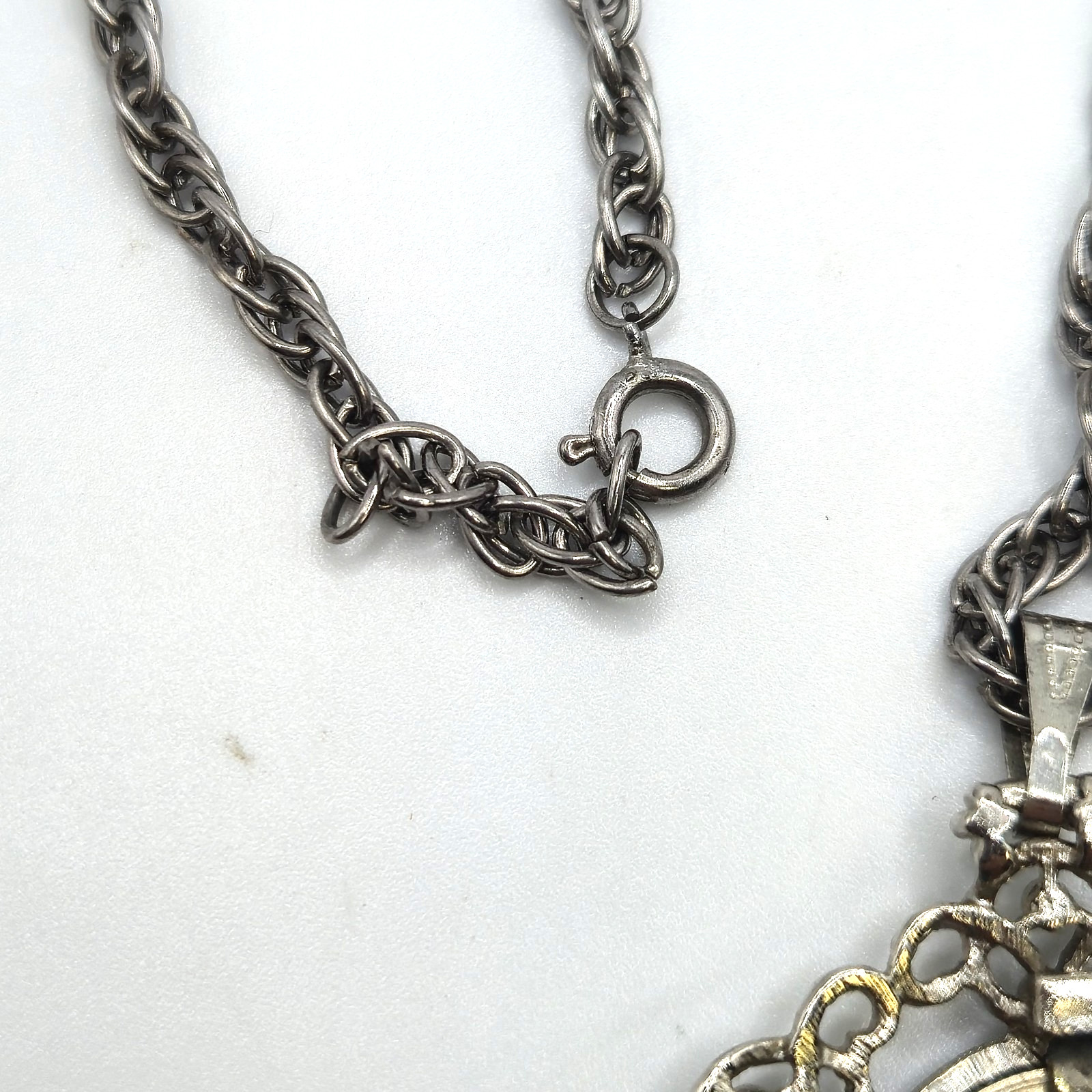 Vintage 1964 Philippines 10 Centavos Coin in Frame Necklace