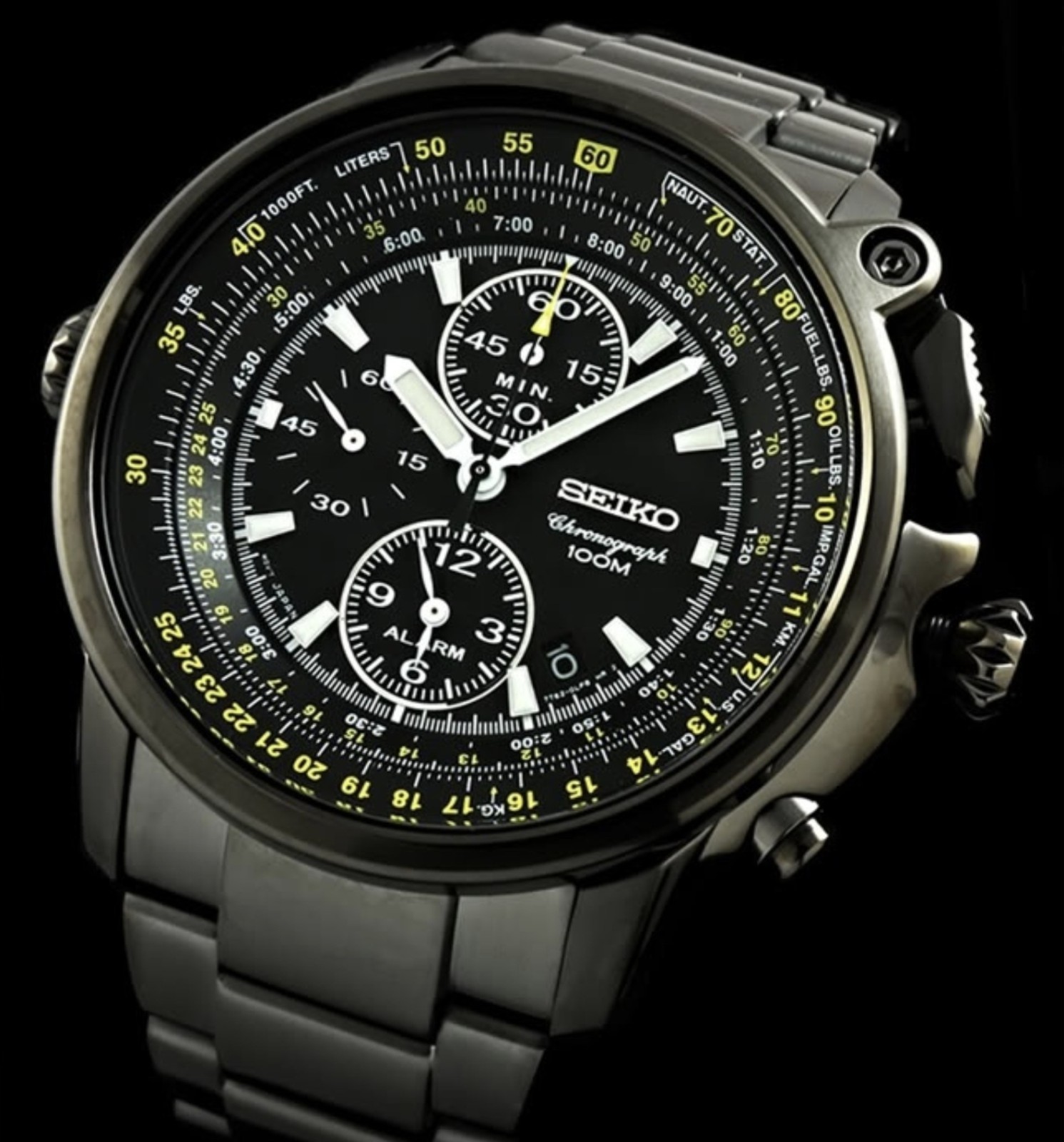 Seiko Quartz Flightmaster Pilot ( 7T62 – 0HM0 )