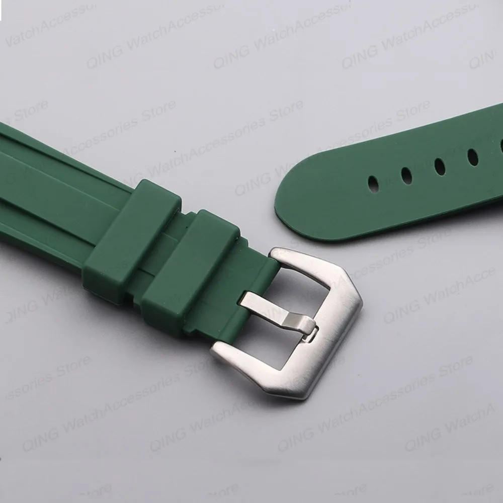 20mm 22mm 24mm 26mm Rubber Strap Silicone WatchBand for Omega Casio Panerai