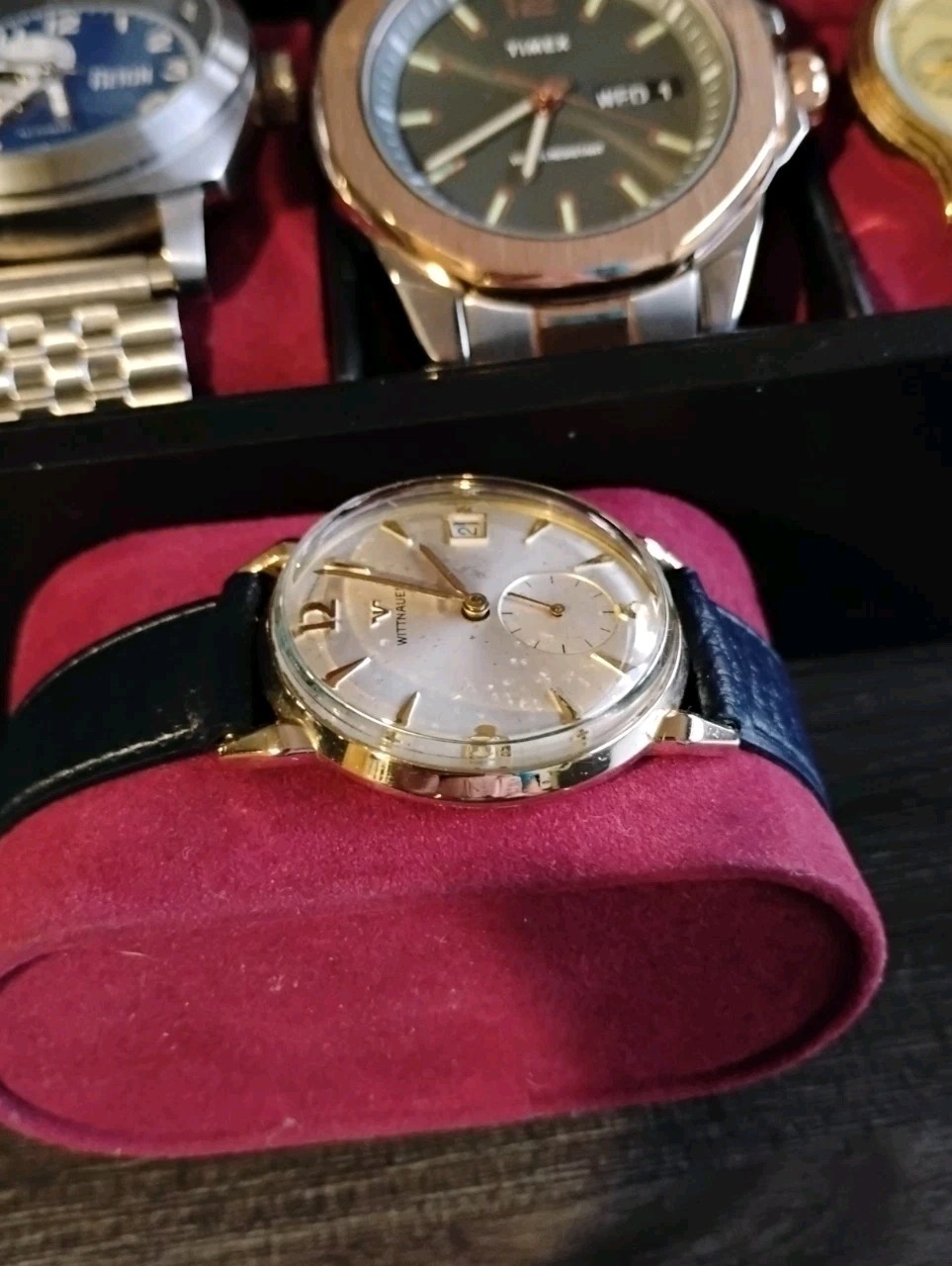 Wittnauer C11K 17j Men’s 10k Rolled Gold 33.35mm Wristwatch Beautiful Condition.