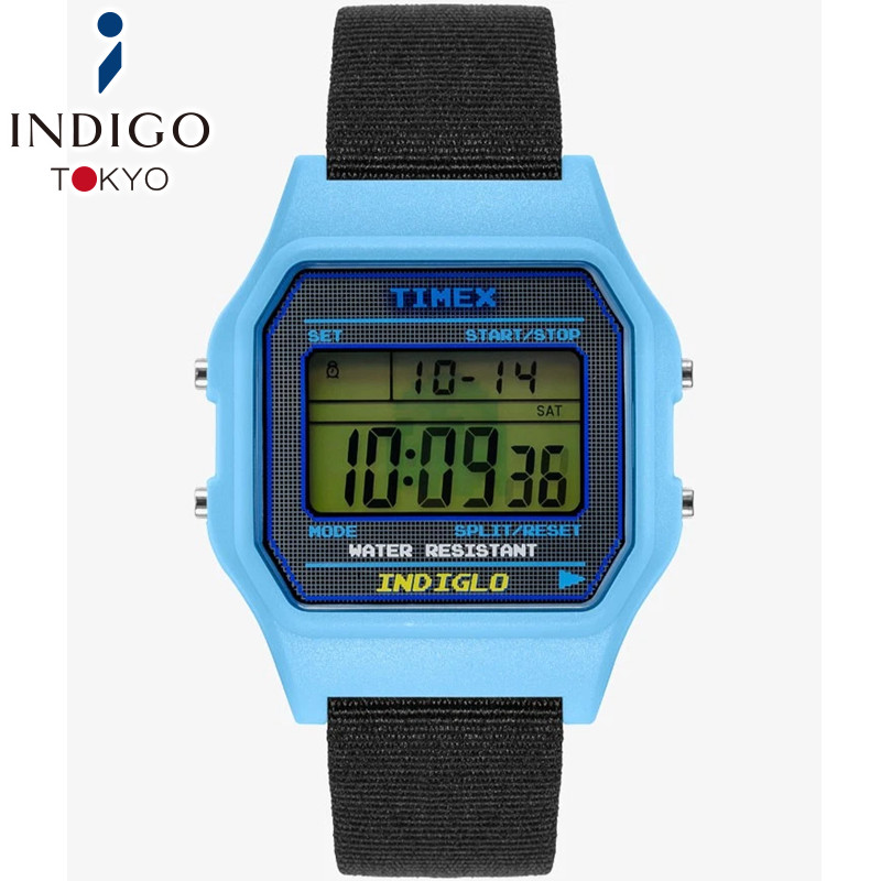 TIMEX x PAC-MAN Collaboration TW2V94100 Classic Digital Watch 34mm NICI Pouch