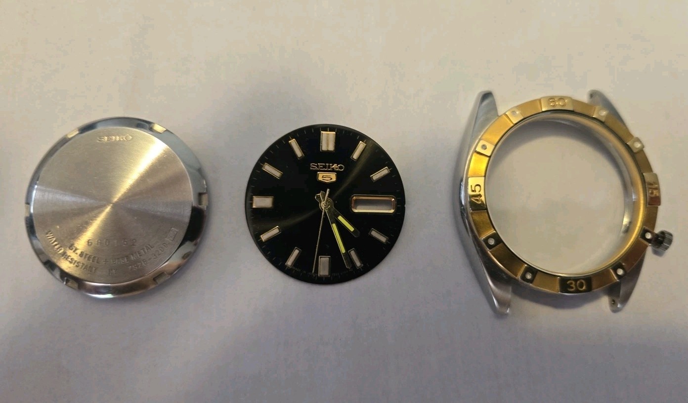 Seiko 7S26-3200 Rare 1996 Case- Aftermarket Dial & Hands