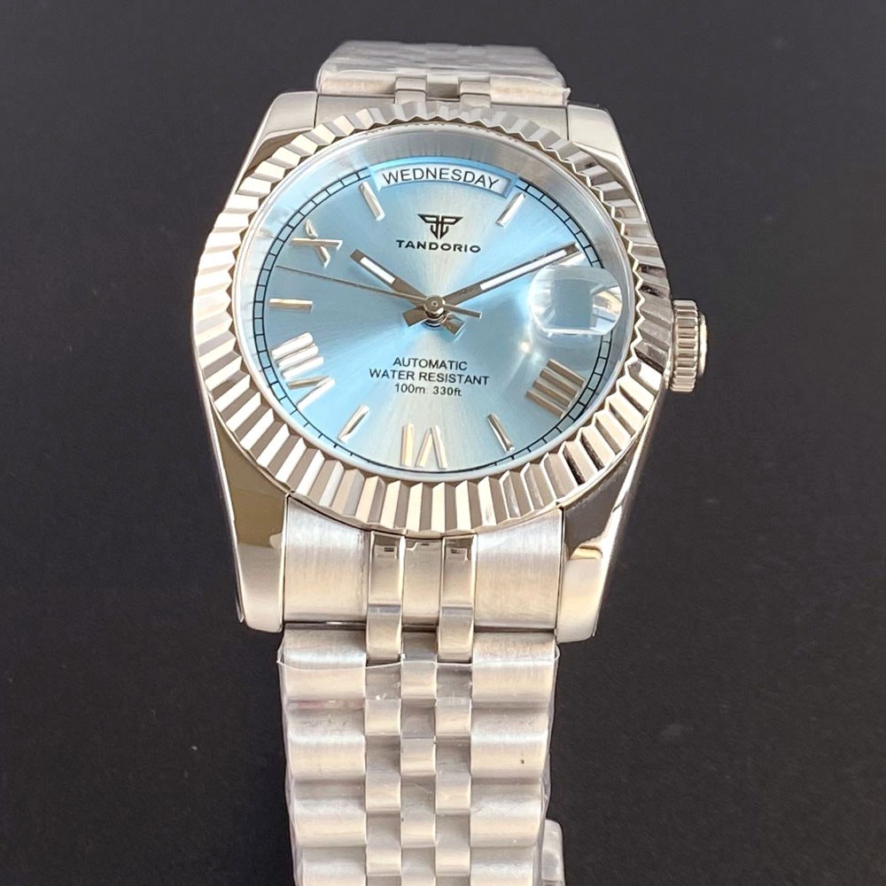 Tandorio 36mm/39mm Sapphire Glass Sunburst Dial 20ATM Japan NH36 Auto Men Watch