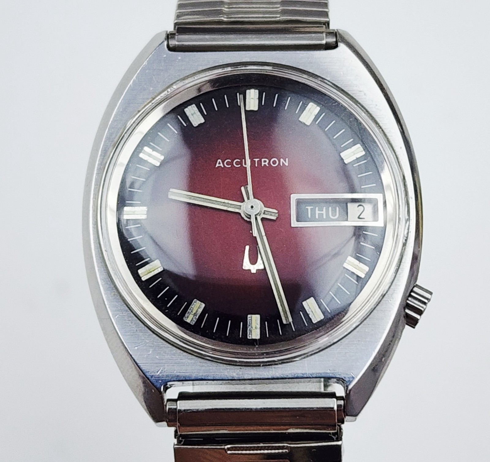 Men’s Vintage 1972 TUNING FORK Watch ACCUTRON Cal.2182