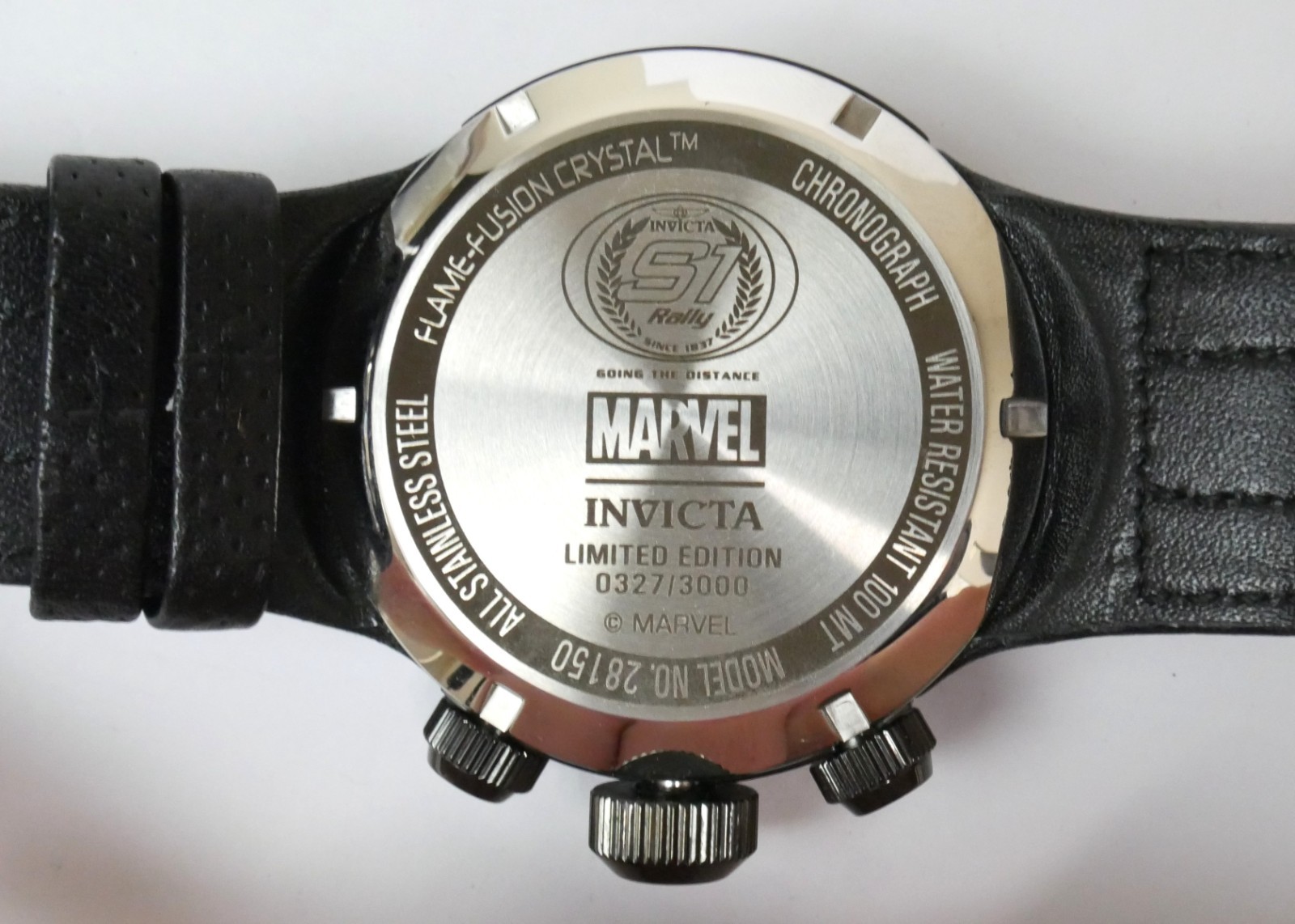 Invicta Marvel 52mm Deadpool S1 Rally Limited Edition Quartz Chronograph Watch