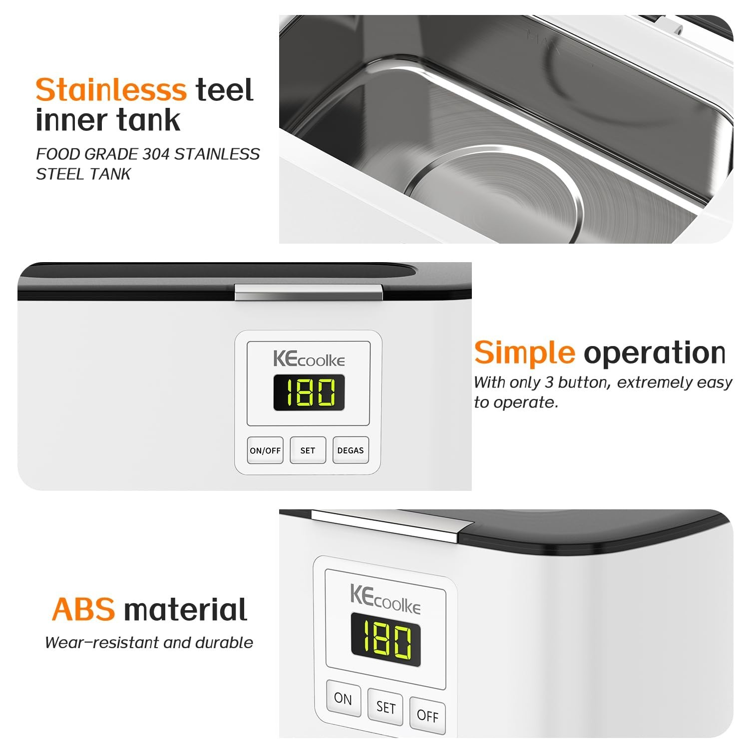 Luxury Ultrasonic Jewelry Cleaning Machine – 600ml Digital Timer Sonic Cleaner