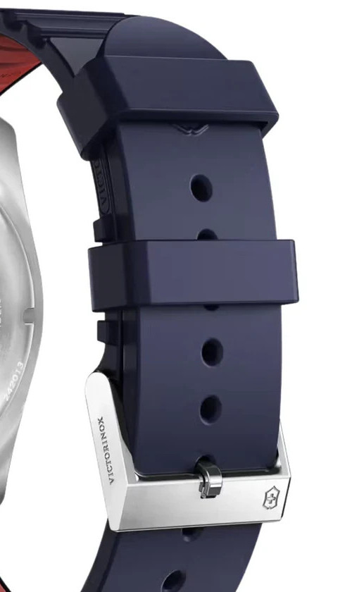 Victorinox Journey 1884 Men’s Quartz Watch 242013 Blue Dial Rubber 43mm 200M