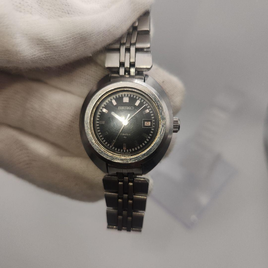 Seiko working ladies’ hand-wound date vintage wristwatch