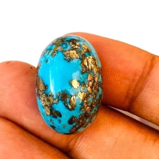 12.00 CARAT irani Turquoise firoza GEM Stone Original LAB -Certified I Natural