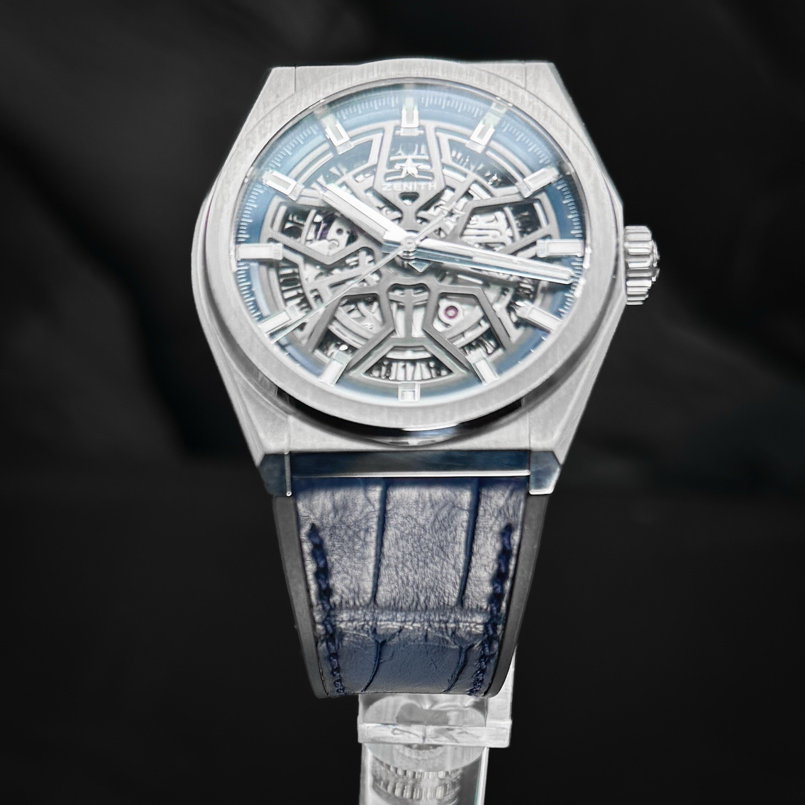 Zenith Defy Titanium Skeleton Blue, Boxes, Hang tag, Cloth, Booklet,
