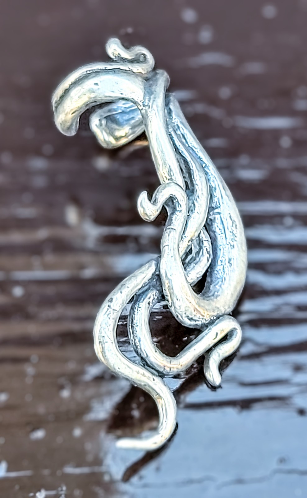 Sterling silver ear cuff ‘Marty Magic’ by Marty Magic Jewelry