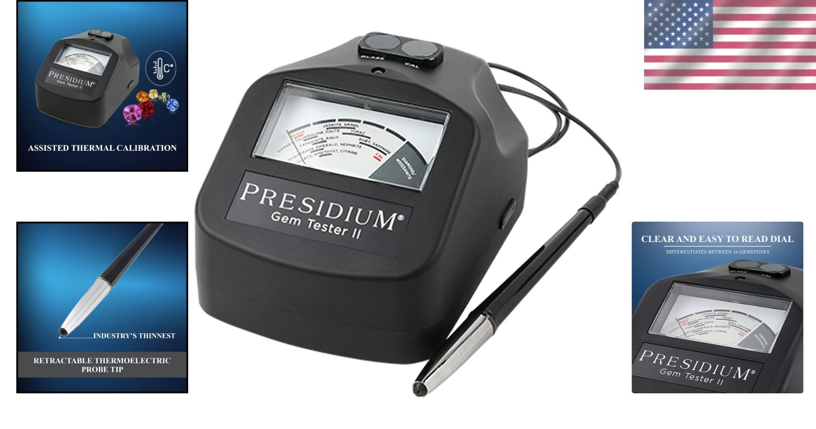 Gem Tester II PGT II with Assisted Thermal Calibration