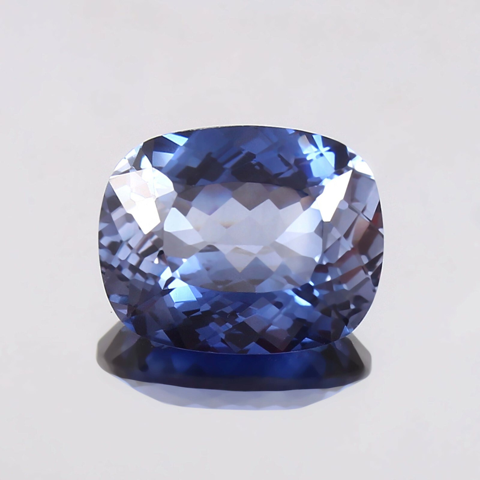 Natural Flawless Ceylon Royal Blue Sapphire Cushion Loose Cut Gemstone 22.65 Ct