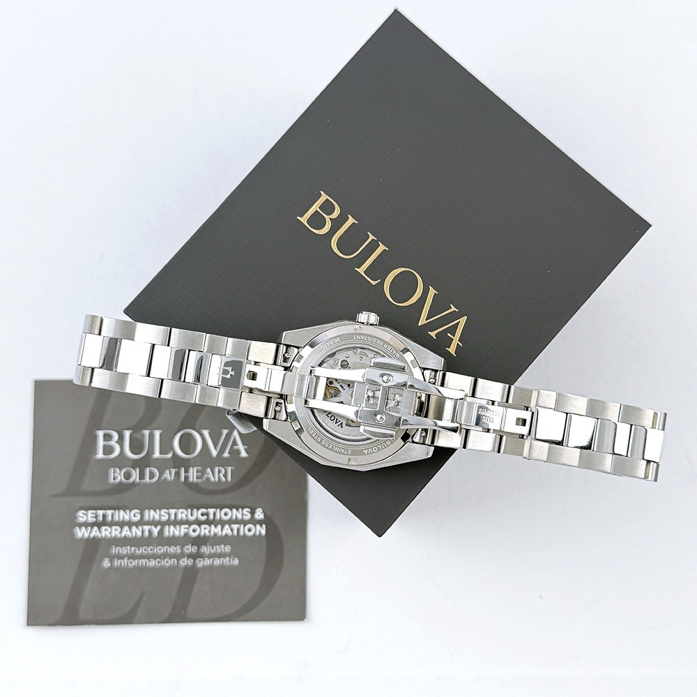 Bulova Men’s Surveyor Automatic Brown Dial Silver Stainless Watch 96B470