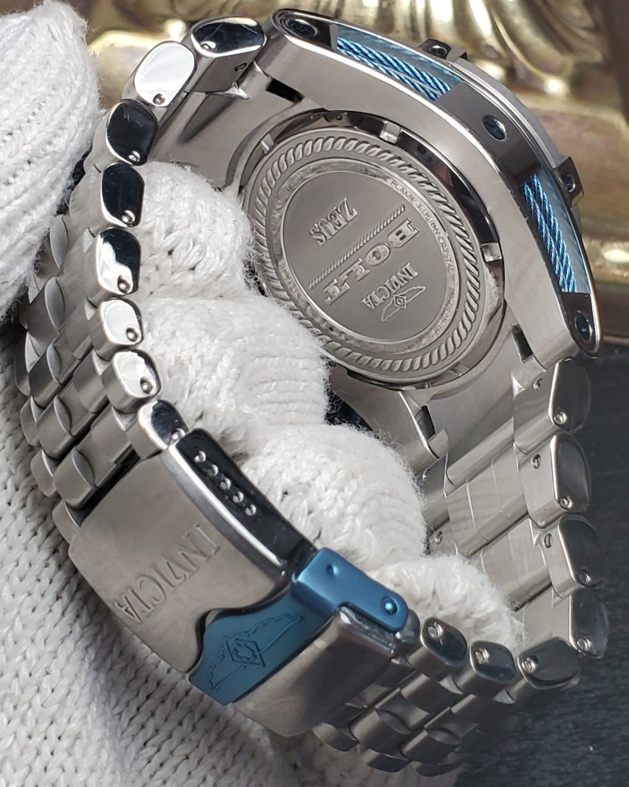 INVICTA RESERVE BOLT ZEUS SWISS CHRONO RONDA Z60 MEN’S WATCH 53mm MOP #12728