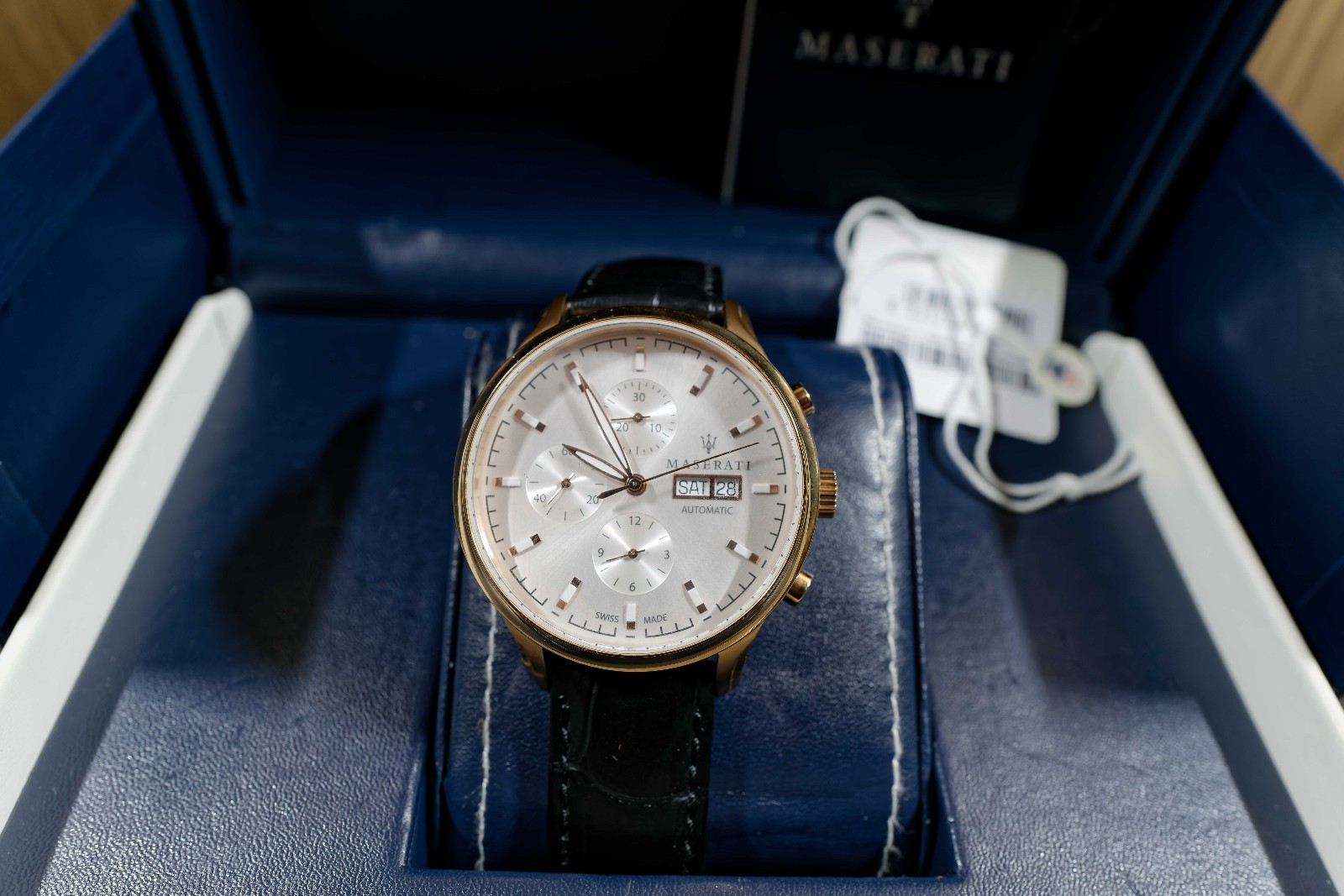 Maserati Attrazione LE 198/200 Swiss ETA Valjoux 7750 Chronograph – Full Set