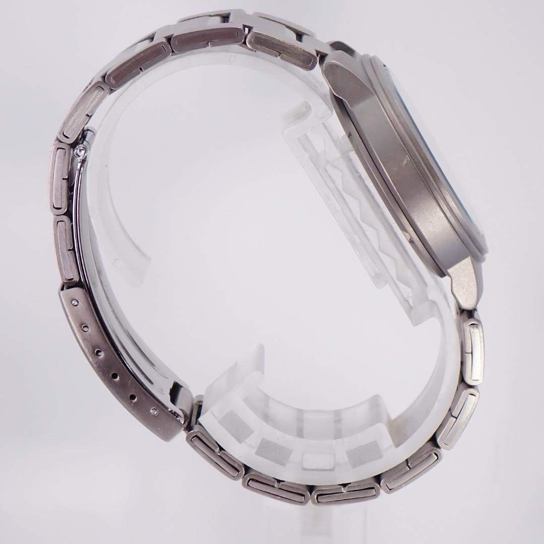 SEIKO ALBA Titanium Solar Men’s Watch V501-0DN0 1999 White Dial Runs Japan