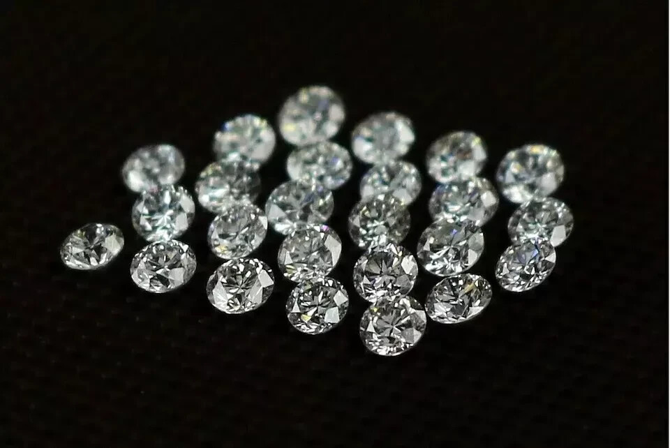 101 PCS Loose Lab Grown CVD Diamond 3.00 MM Round D Color, IF CLARITY Certified