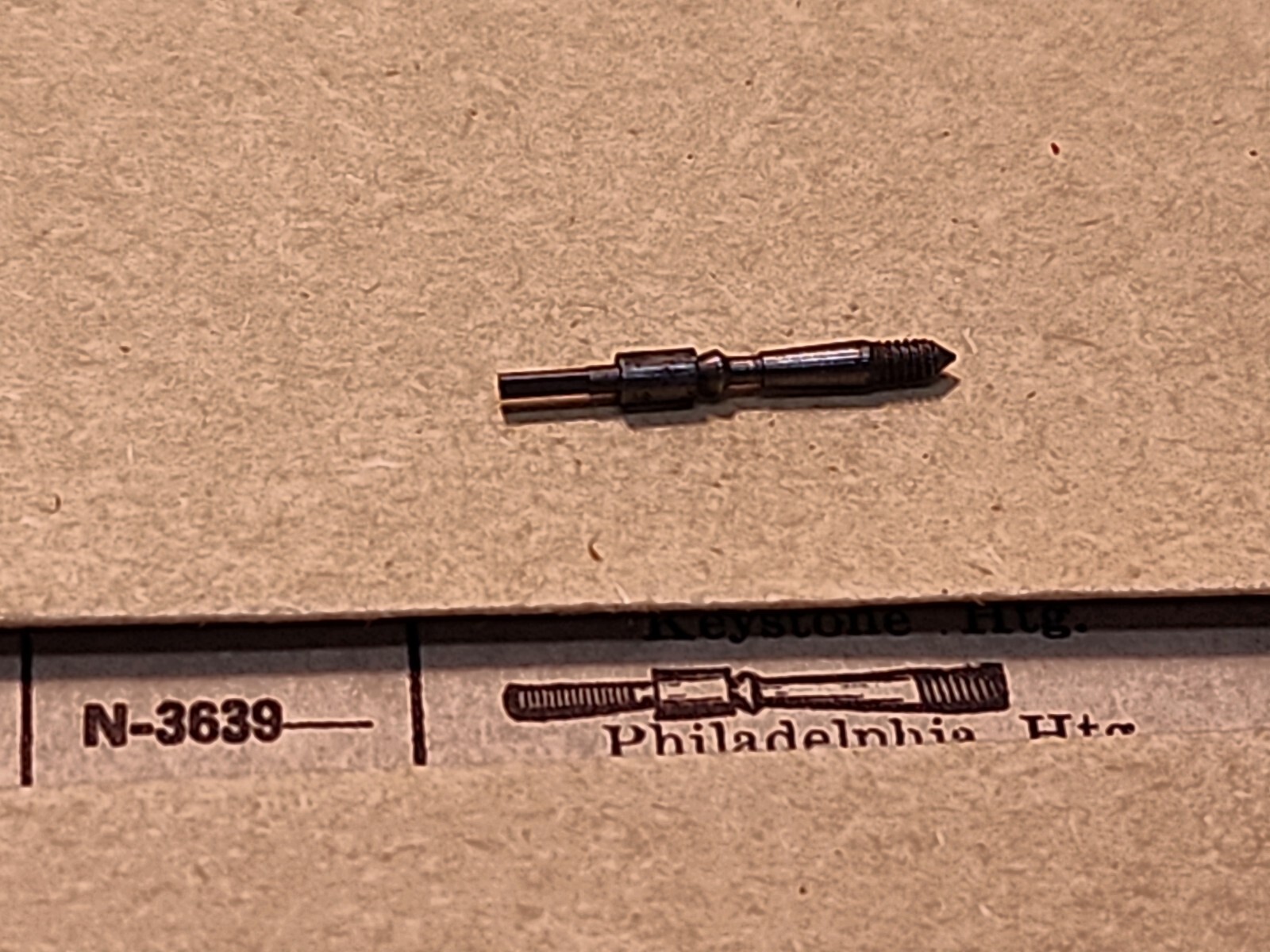 NOS Amer Pocket Watch Philadelphia Htg Stem N-3639 0s Case, Sq, Tap 2 Ref 90
