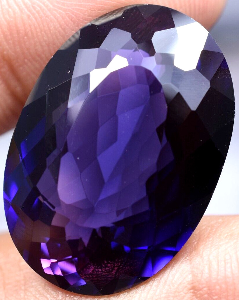 Natural 48.60 Ct Boysenberry Sapphire GGL Certified fabulous Loose Gemstone
