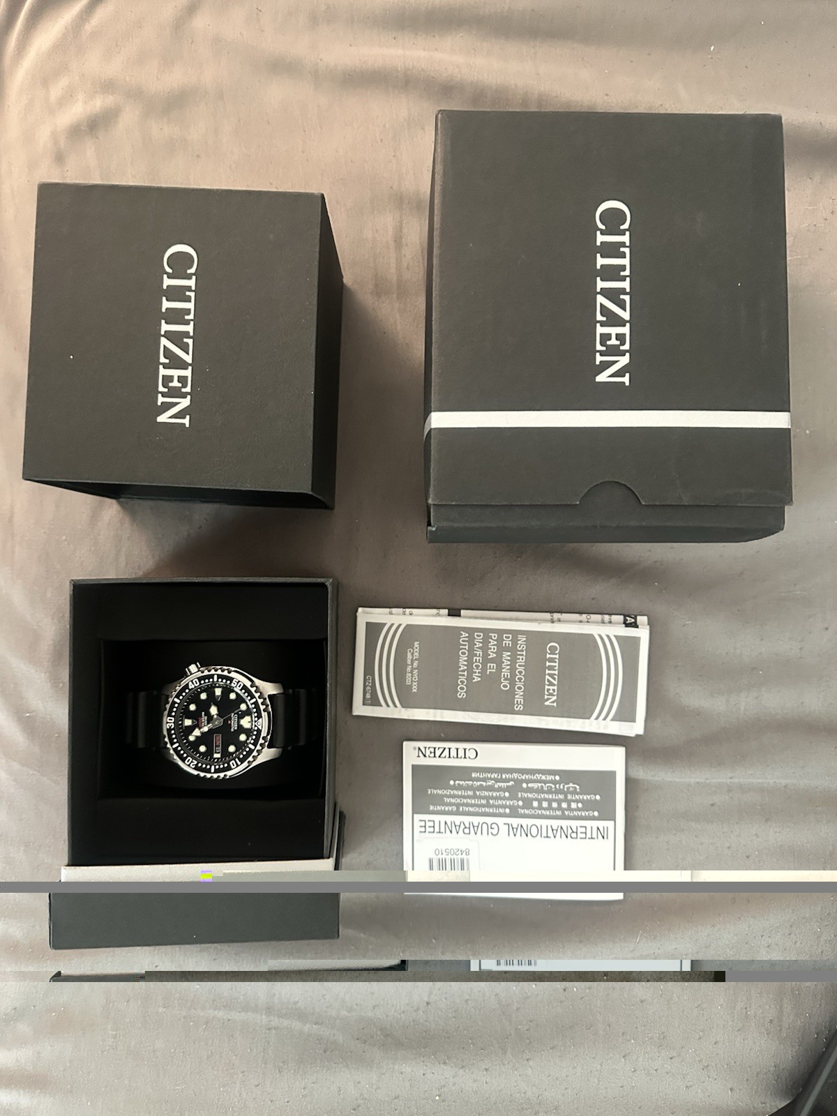 CITIZEN Promaster NY0040-09EE Automatic Dive Watch Black Dial