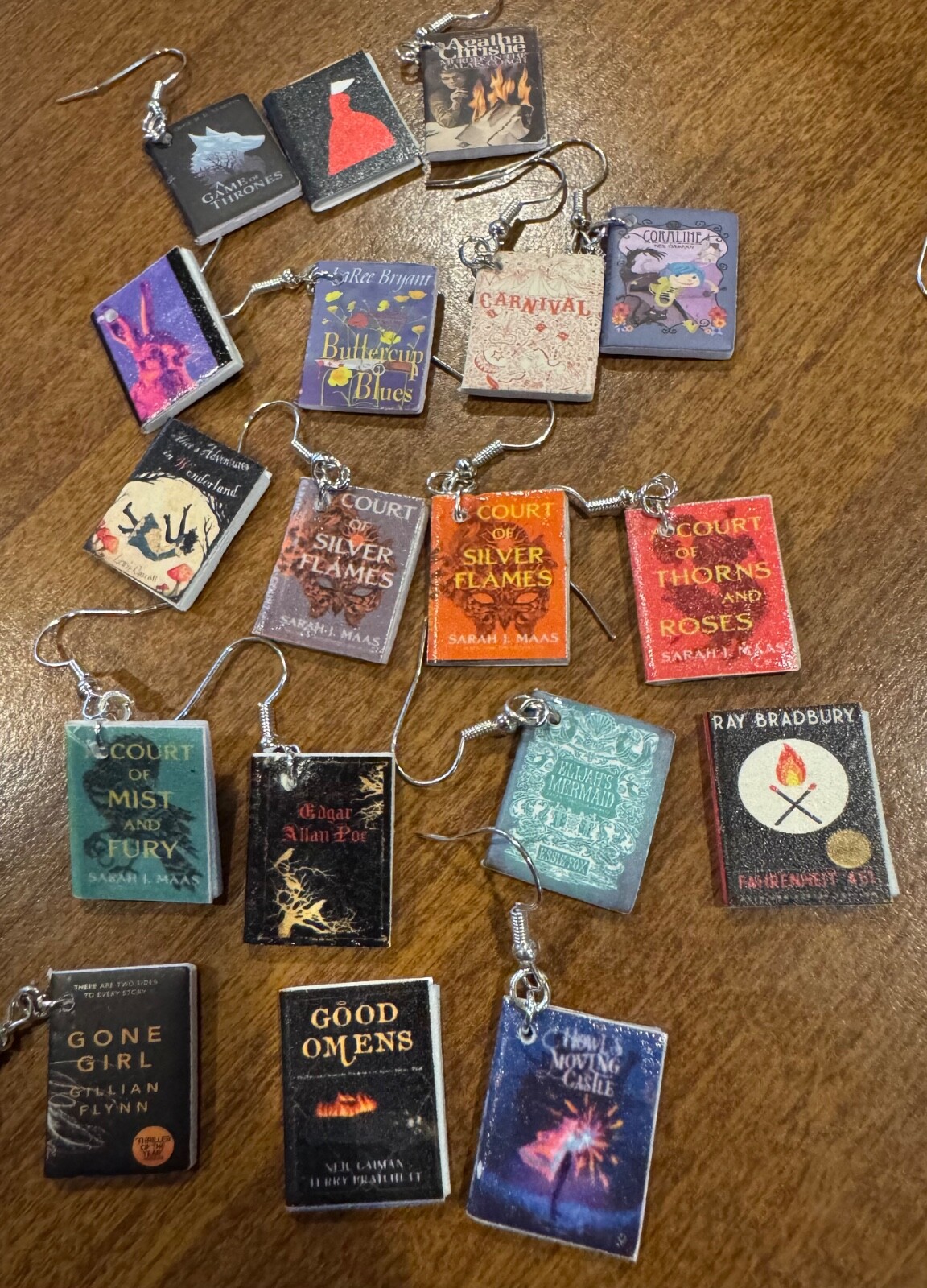 INDIVIDUAL Mini Book & Manga Earrings Handmade Literary Jewelry Book Lover Gift