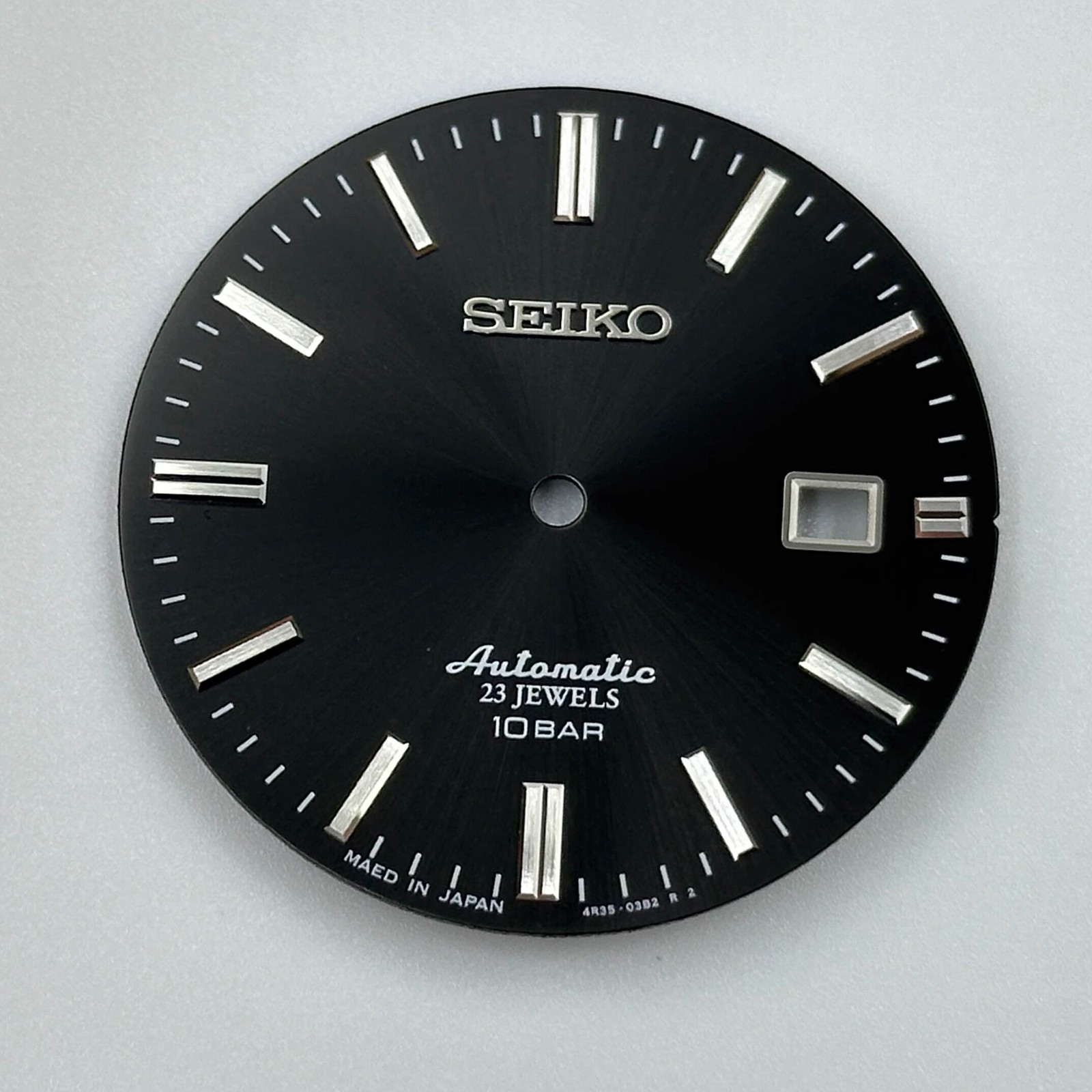 34mm Sunburst Pattern Watch Dial No Luminous for Nh35 Movement Watch Parts