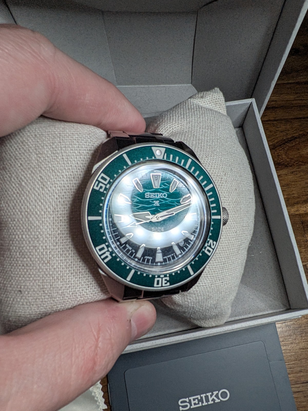 Seiko Prospex Shoguria Padi SPECIAL EDITION Green Lagoon Watch SRPL53