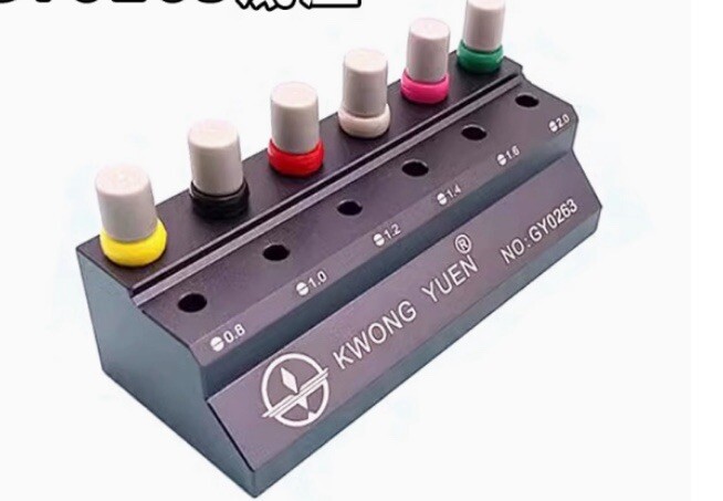 6 screwdriver Stand For Watchmakers W Spare Blades Storage Container For Horotec