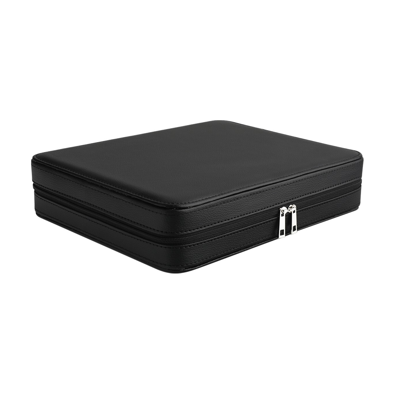 GemTrue Superior Small Diamond Boxes in a Leather Zip Case Gemstone Storage Case