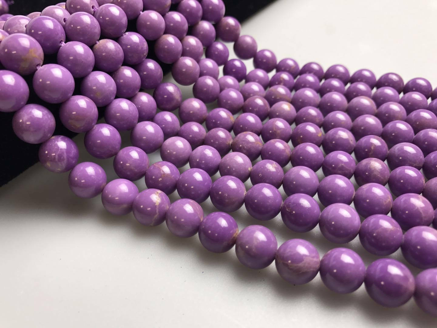 Phosphosiderite Smooth Round Beads 4mm 5.5m 6mm 8mm 9mm 10mm 12mm 15.5″ Strand