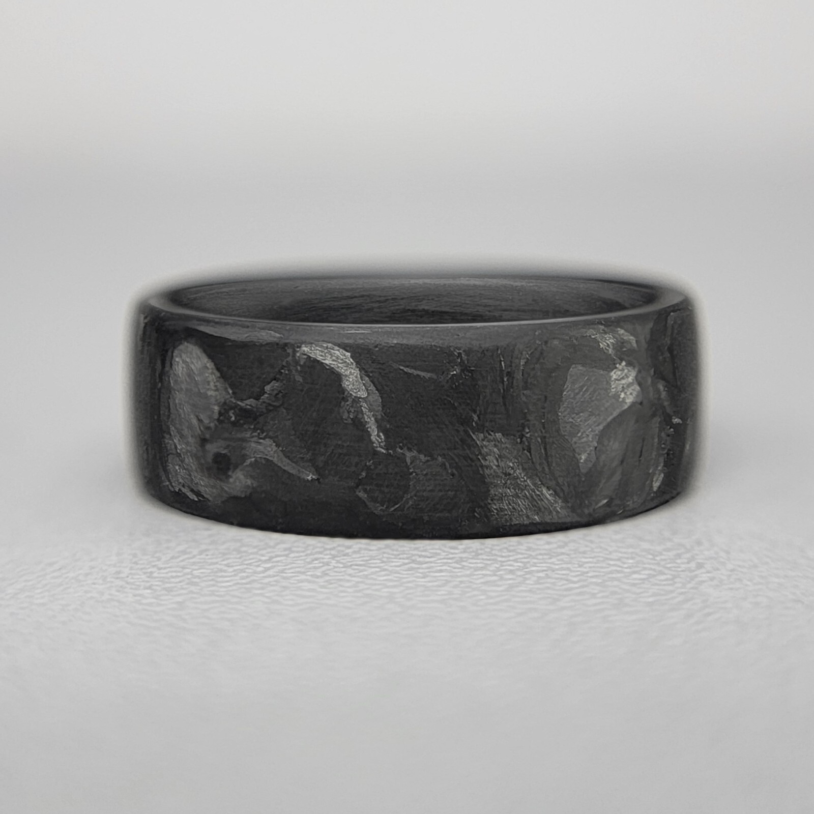 Forged Carbon Fiber Ring – Matte Finish – Handcrafted – Choose your Band Width