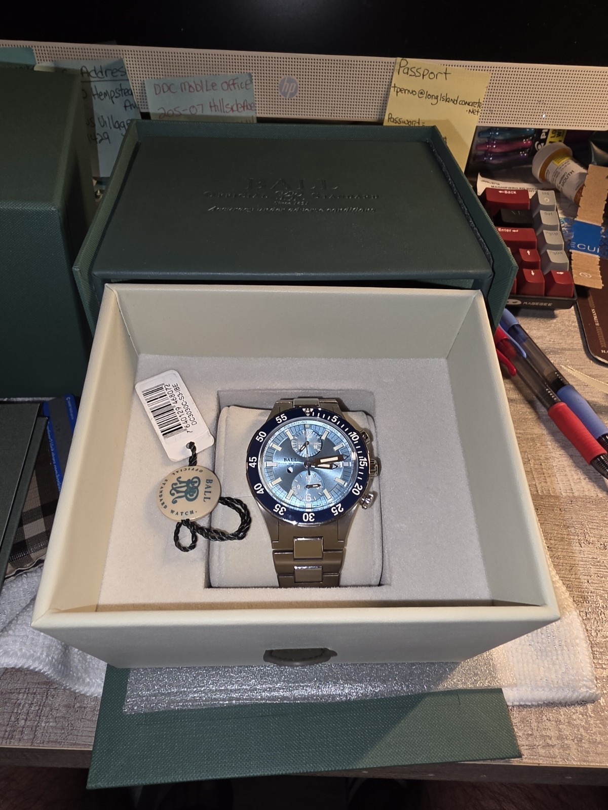 BALL LIMIT EDITION ROADMASTER RESCUE CHRONO BLUE CERAMIC DC3030C-S3-IBE