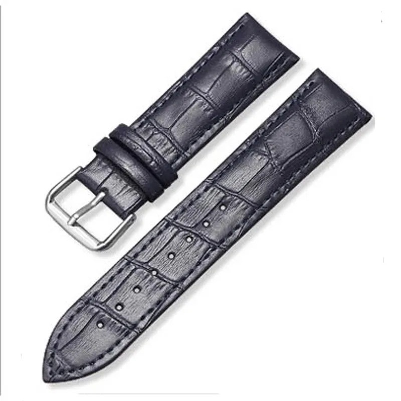 Genuine Leather Mens Watch Strap Band Brown Black 12mm 14mm 16mm 18mm 20mm 22mm