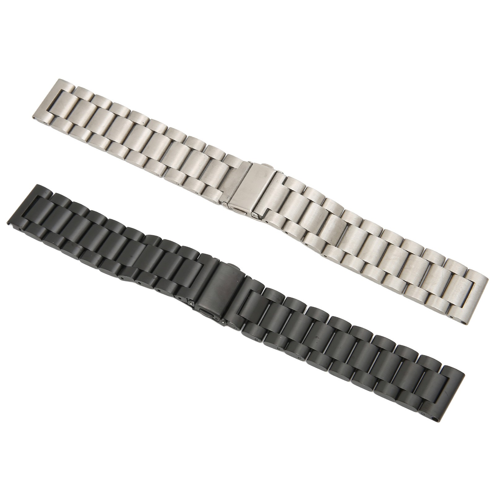 Smartwatch Band 20mm Double Buckle Wrist Strap Matel With Watch Pin For