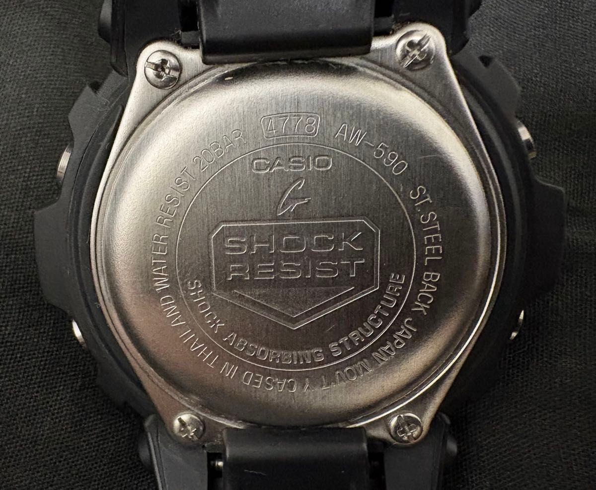 Excellent Condition CASIO G-Shock G-Shock AW 590 1AJF Wristwatch G-Shock