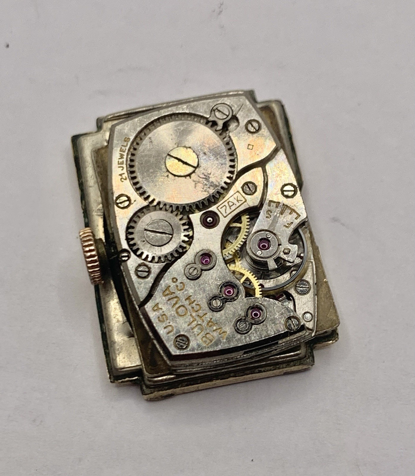 Vintage 1946 Men’s Bulova Director Watch, runs great, 10K GF, 21J, 7AK, GF Band