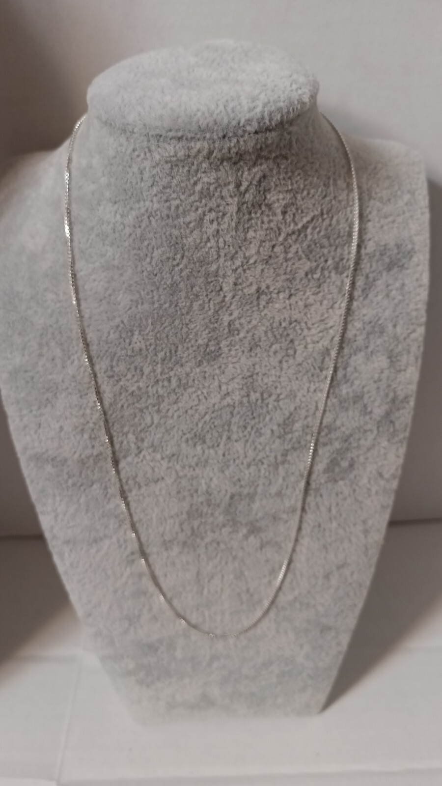Chain Link 18″ Necklace marked .925 silver