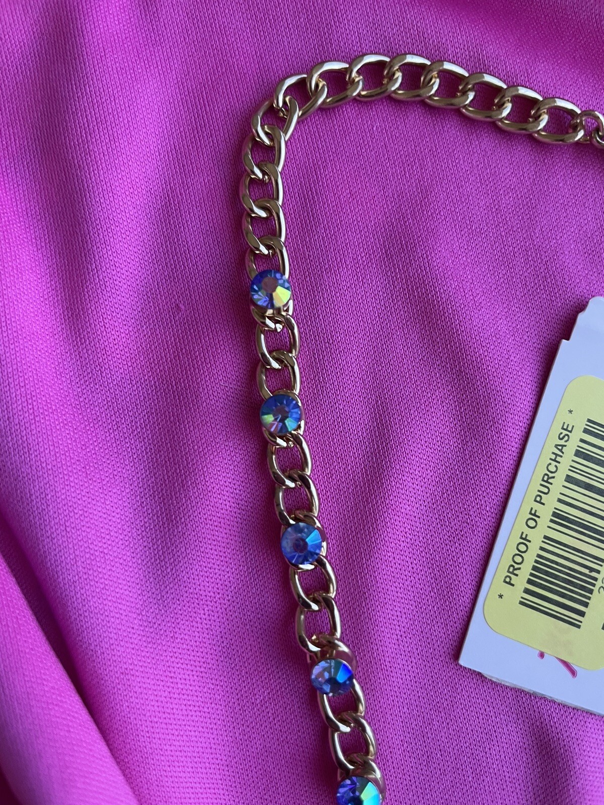 Betsey Johnson Paradise Lost Pink Flamingo Salamander Lizard Gecko Necklace RARE