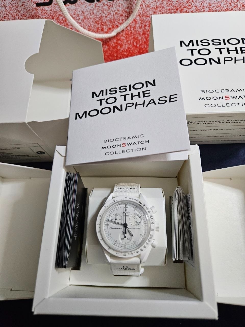 Swatch x Omega x Snoopy Bioceramic MoonSwatch Mission To The Moonphase Full Moon