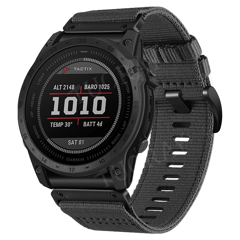 Nylon Band For Garmin Fenix 8 E 7 7X 6 6X 5 5X 3 HR Approach S62 S60 Watch Strap