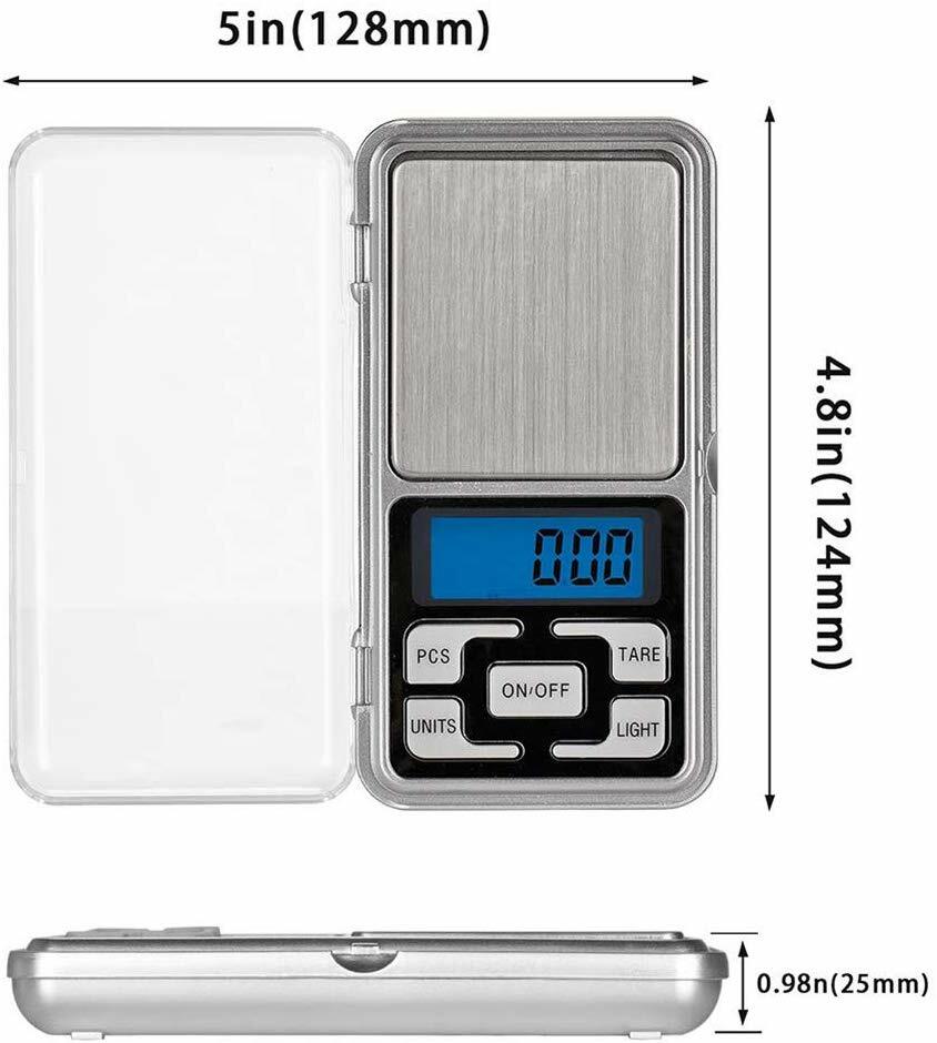 500g/0.01g Mini Digital Precise Easy View LCD Jewelry Powder Home Kitchen Scale