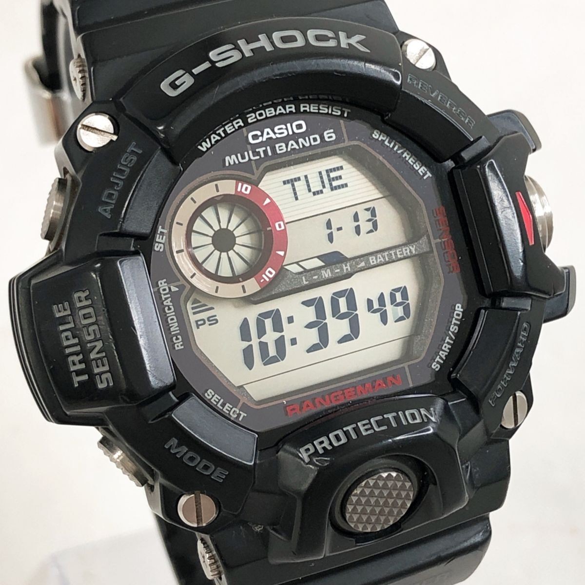 Casio G-SHOCK Master of G RANGEMAN GW-9400J-1JF Triple Sensor ver.3 Used