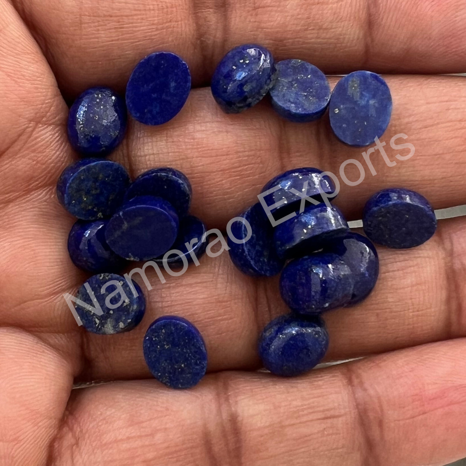 Natural Lapis Lazuli Oval 3×5 mm to 15×20 mm Cabochon Loose Gemstone Lot