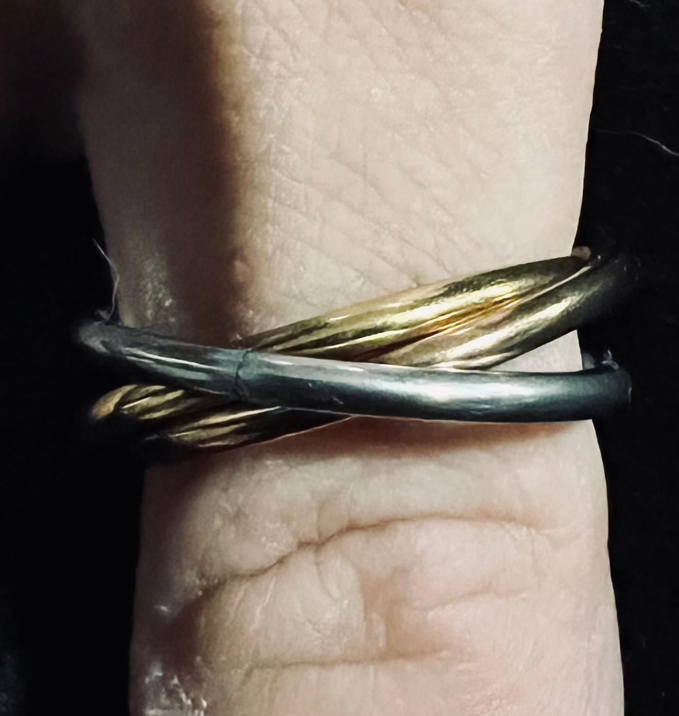 Silver, Gold & Rose Gold Anxiety Ring