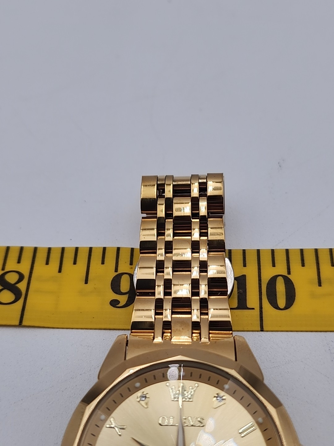 Olevs Mens Luxury Watch Gold 9931G