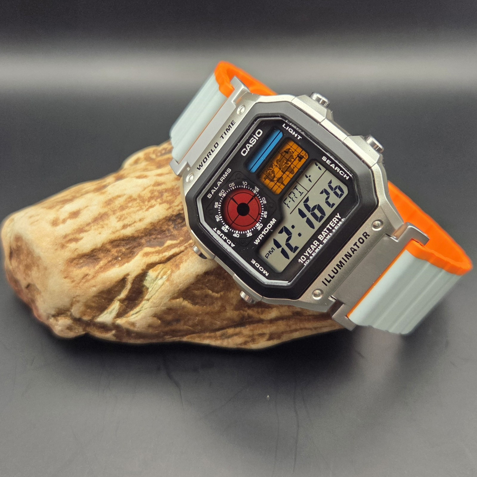 CASIO AE-1200WHD. Royale World Time Watch Mod. Hydromod.