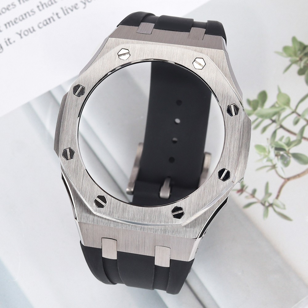 44.60mm Steel Watch Case Strap 10ATM For GA-2100 GMA-S2100 G-SHOCK Quartz Watch